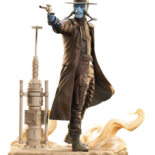 SW PREMIER COLL BOOK OF BOBA FETT CAD BANE STATUE