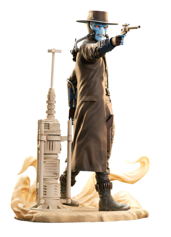 SW PREMIER COLL BOOK OF BOBA FETT CAD BANE STATUE