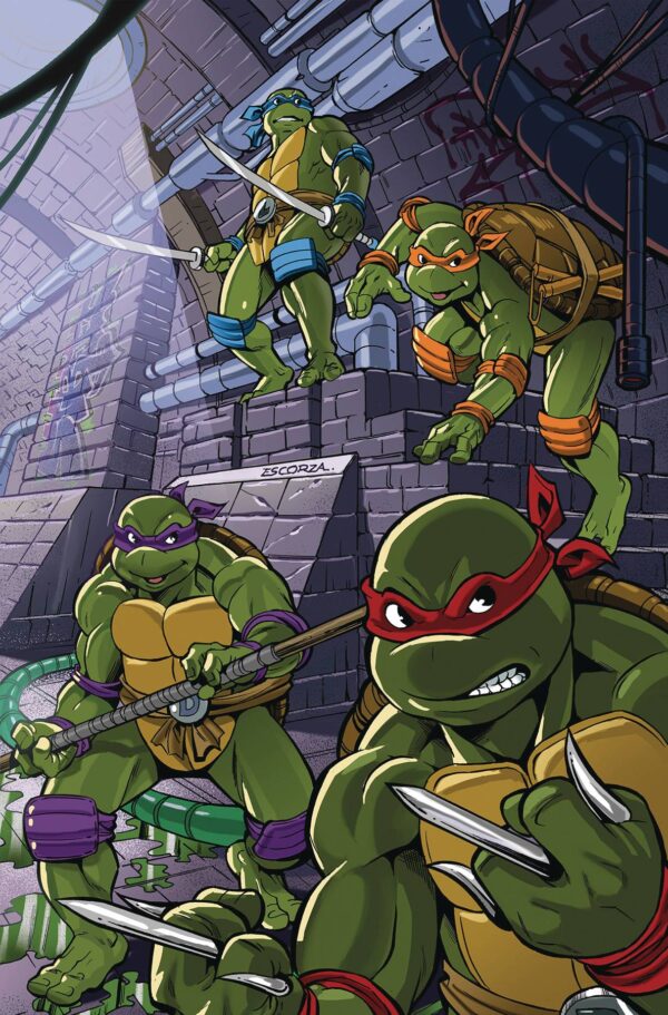 TMNT SATURDAY MORNING ADV 2023 #8 CVR D 25 ESCORZAS FA