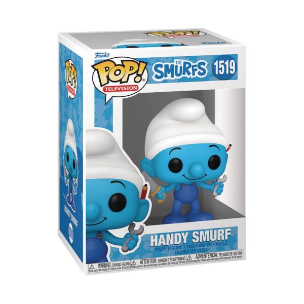 POP TV SMURFS HANDY SMURF VIN FIG
