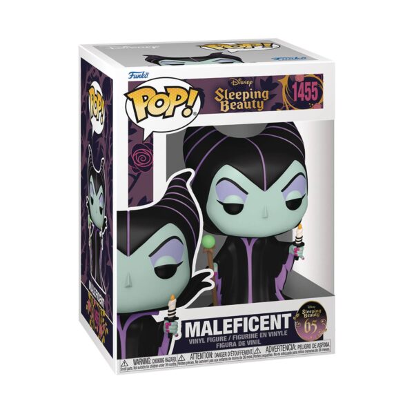 STL296204 POP DISNEY SLEEPING BEAUTY 65TH MALEFICENT W/CANDLE VIN FIG