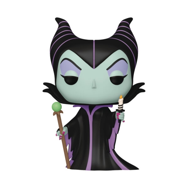 STL296204_1 POP DISNEY SLEEPING BEAUTY 65TH MALEFICENT W/CANDLE VIN FIG