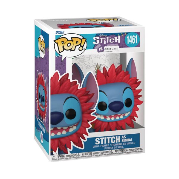 STL296210 POP DISNEY STITCH COSTUME SIMBA VIN FIG