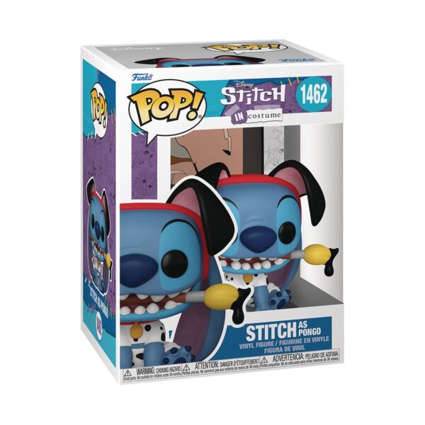 STL296211 POP DISNEY STITCH COSTUME 101 DALMATIANS PONGO VIN FIG