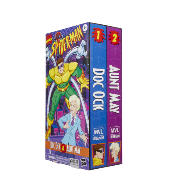 STL297649_2-scaled SPIDER-MAN LEGENDS VHS DOC OCK & AUNT MAY 6IN AF 2PK