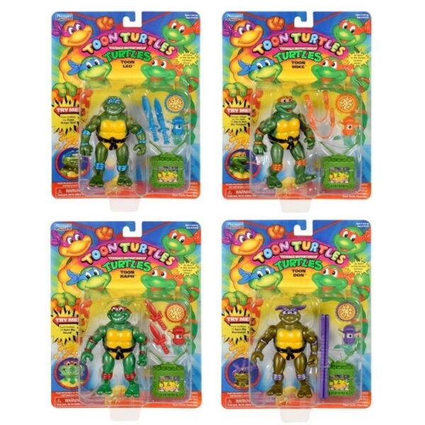 STL298680_3 TMNT TOON TURTLES 4 PCK AF SET