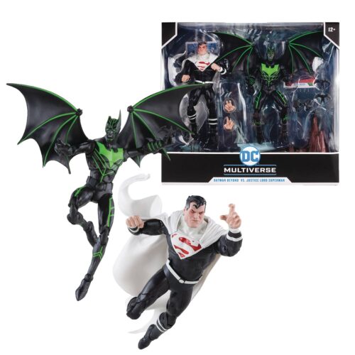 DC COLLECTOR 7IN BATMAN BEYOND V JL SUPERMAN AF 2PK