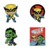 FUNKO POP 4PK PIN MARVEL WOLVERINE 50TH ANNI