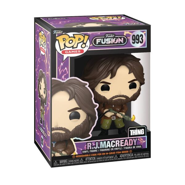 STL301433 POP GAMES FUNKO FUSION RJ MACREADY VIN FIG