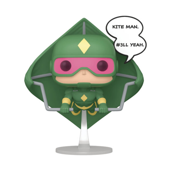 STL301859_1 SDCC 2024 POP PREMIUM DC HEROES KITE MAN PX VIN FIG