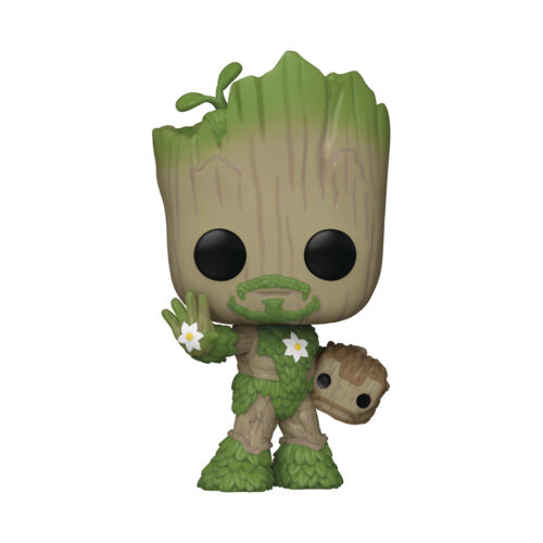 STL303553_1 POP MARVEL WE ARE GROOT IRON MAN VIN FIG