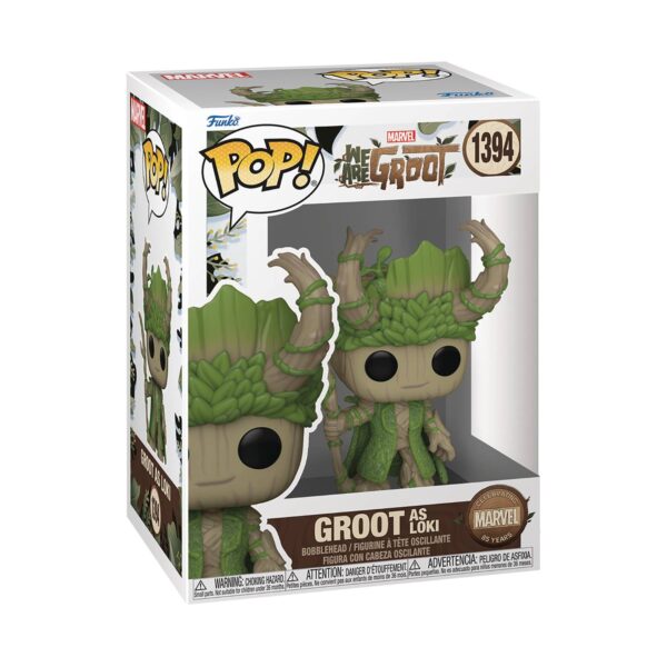 STL303555 POP MARVEL WE ARE GROOT LOKI VIN FIG