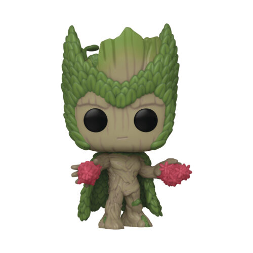 STL303556_1 POP MARVEL WE ARE GROOT SCARLET WITCH VIN FIG