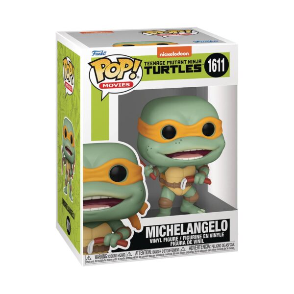 STL303598 POP MOVIES TMNT MICHELANGELO SAUSAGE LINK NUNCHUCKS VIN FIG