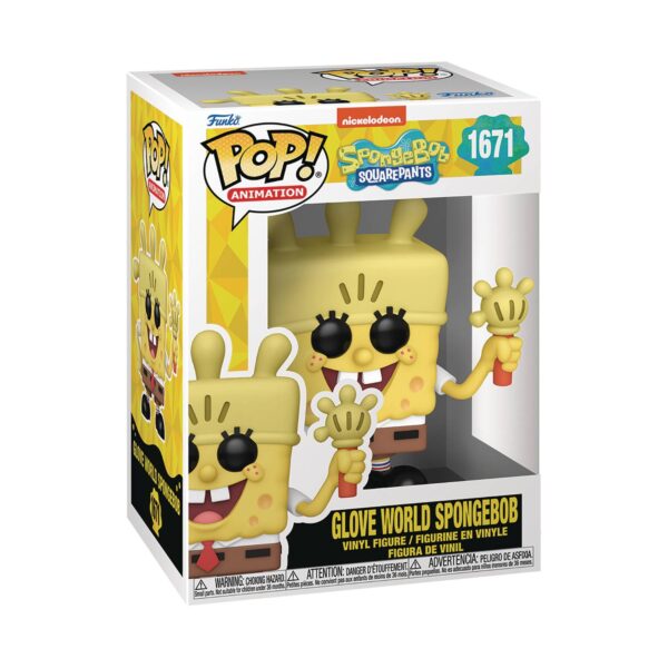 STL303622 POP TV SPONGEBOB SQUAREPANTS 25TH SPONGEBOB W GLOVELITE VIN