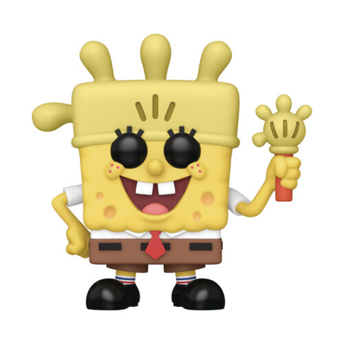 STL303622_1 POP TV SPONGEBOB SQUAREPANTS 25TH SPONGEBOB W GLOVELITE VIN