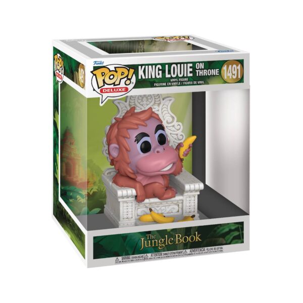 POP DELUXE THE JUNGLE BOOK S2 KING LOUIE ON THRONE VIN FIG