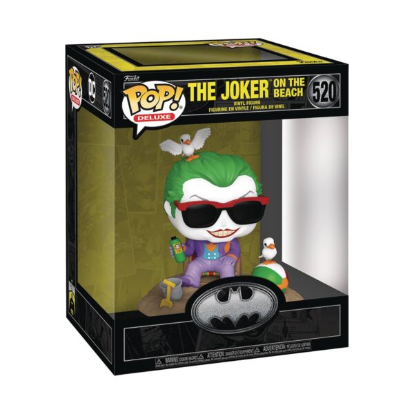 POP DELUXE BATMAN 85TH THE JOKER BEACH VIN FIG
