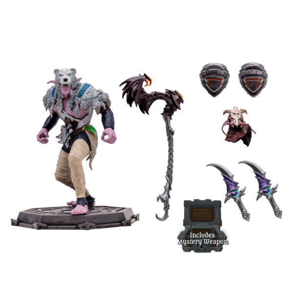STL304257_6 WARCRAFT 6IN WV1 NIGHT ELF DRUID/ROGUE FIG