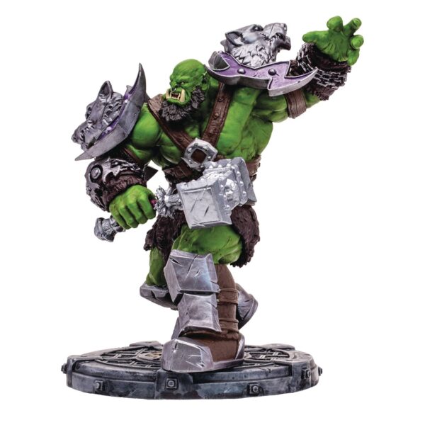 STL304258 WARCRAFT 6IN WV1 ORC SHAMAN/WARRIOR FIG
