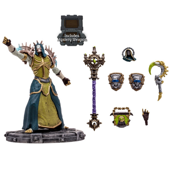STL304259_5 WARCRAFT 6IN WV1 UNDEAD PRIEST/WARLOCK FIG