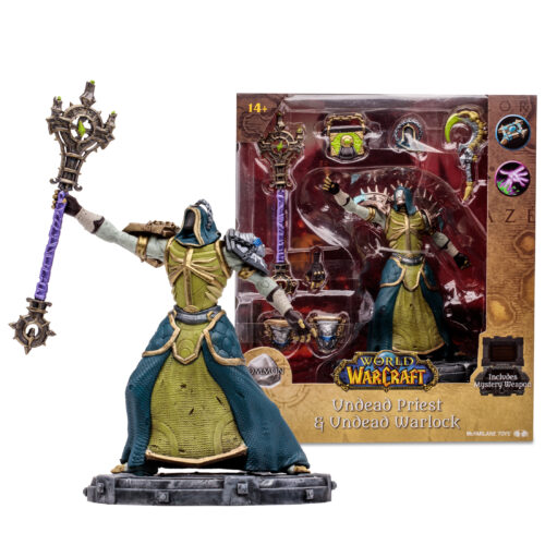 STL304259_7 WARCRAFT 6IN WV1 UNDEAD PRIEST/WARLOCK FIG