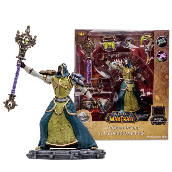 STL304259_7 WARCRAFT 6IN WV1 UNDEAD PRIEST/WARLOCK FIG