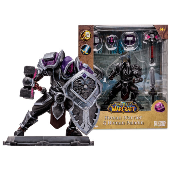 WARCRAFT 6IN WV1 HUMAN PALADIN/WARRIOR EPIC AF