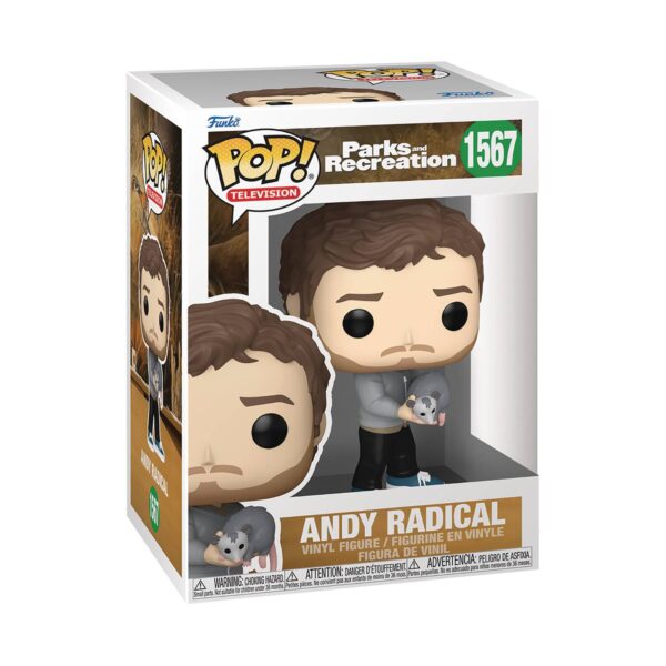 STL307331 POP TV PARKS&REC 15TH ANDY RADICAL VIN FIG