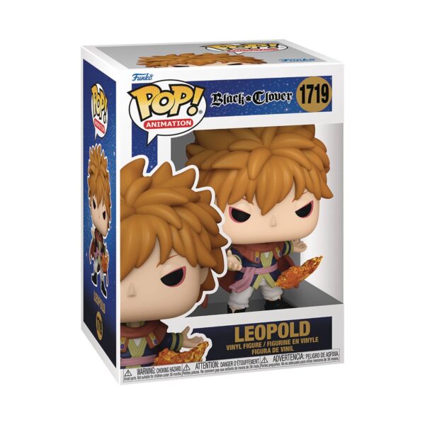STL307347 POP ANIMATION BLACK CLOVER LEOPOLD VIN FIG