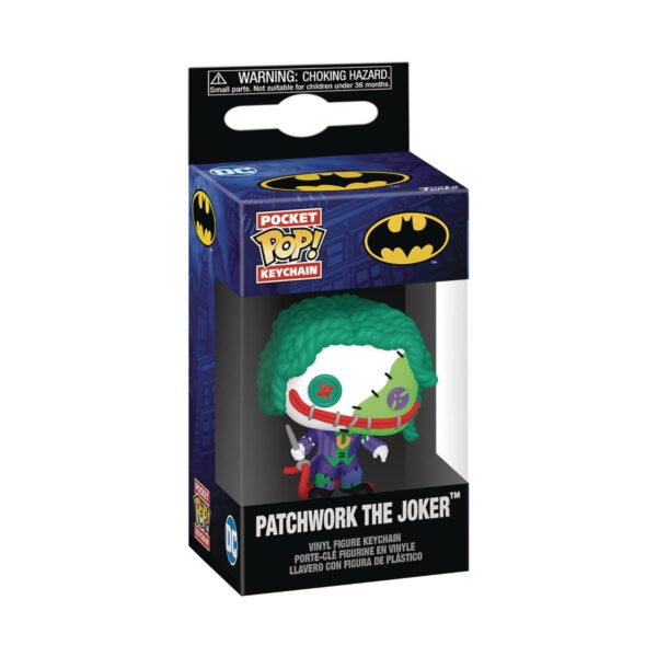 STL307392 POP KEYCHAIN PATCHWORK JOKER VIN FIG