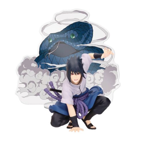 STL308300 NARUTO SHIPPUDEN PANEL SPECTACLE SPECIAL SASUKE UCHIHA FIG