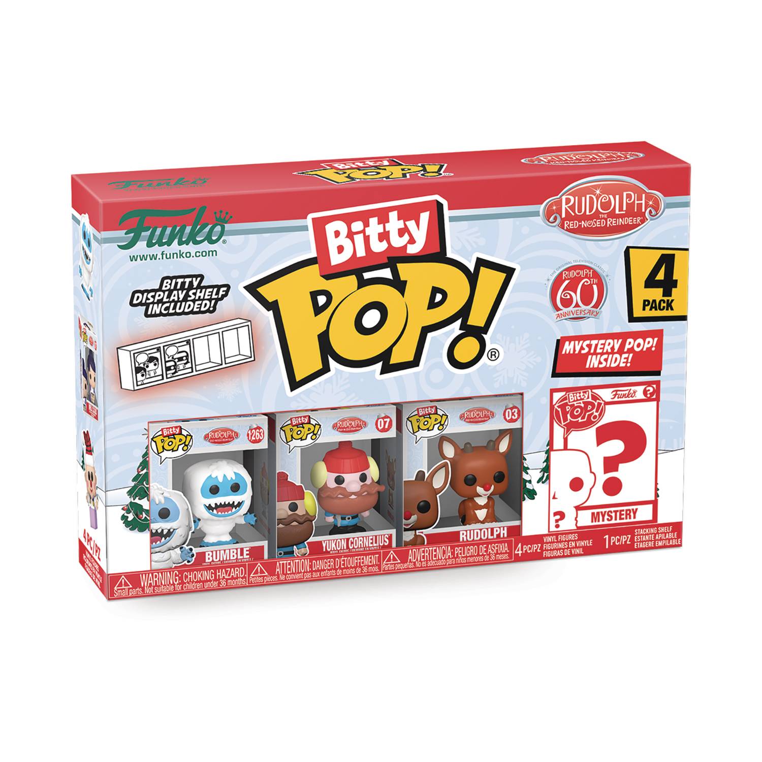 BITTY POP RUDOLPH BUMBLE 4PK – Smallville Comics