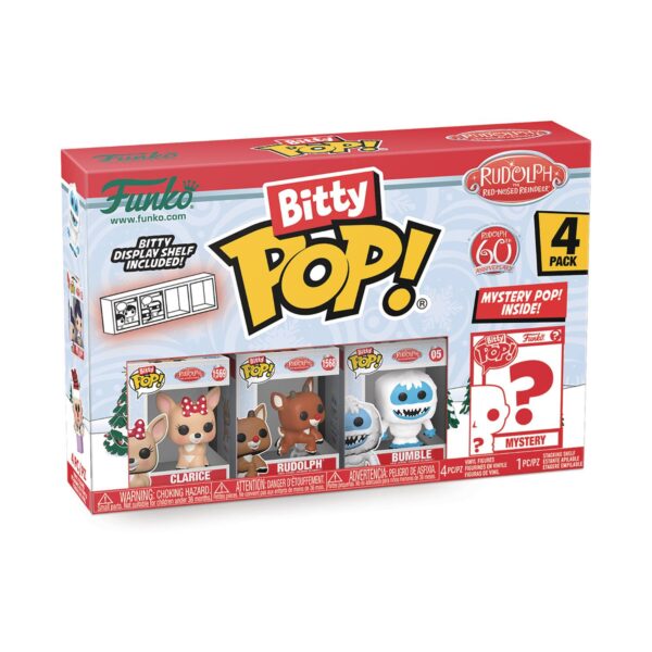 STL308757 BITTY POP RUDOLPH CLARICE 4PK