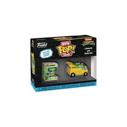 STL308768 BITTY POP RIDE TMNT LEONARDO W/VAN