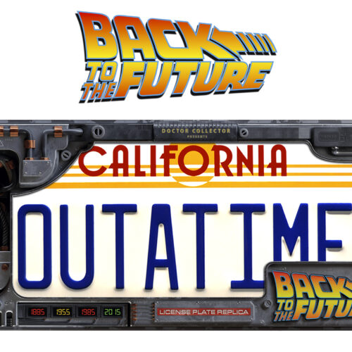 BTTF OUTATIME LICENSE PLATE