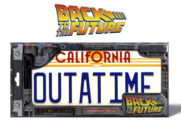 BTTF OUTATIME LICENSE PLATE