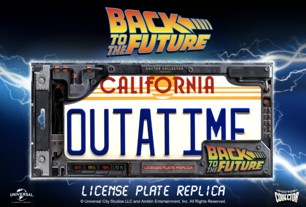 BTTF OUTATIME LICENSE PLATE