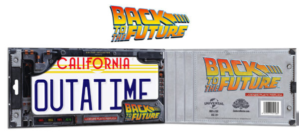 BTTF OUTATIME LICENSE PLATE