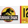 STL309759 JURASSIC PARK NEDRY LICENSE PLATE