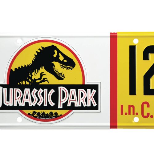 STL309759 JURASSIC PARK NEDRY LICENSE PLATE