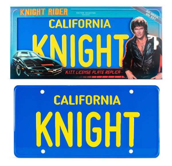 STL309760_3 KNIGHT RIDER LICENSE PLATE