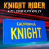 STL309760_5 KNIGHT RIDER LICENSE PLATE