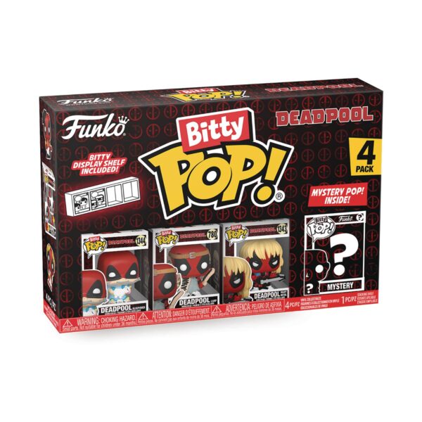 STL309803 BITTY POP DEADPOOL SLEEPOVER 4PK