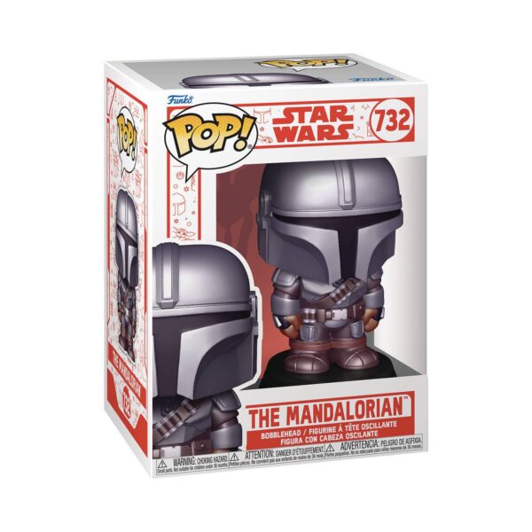 STL311433 POP STAR WARS HOLIDAY MANDALORIAN VIN FIG