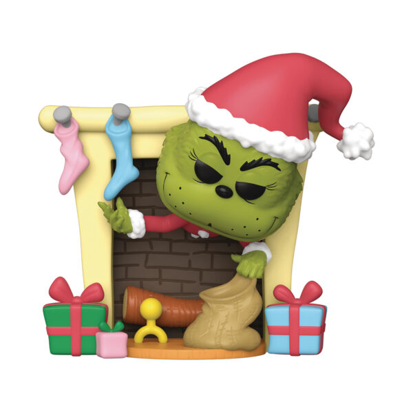 STL311502_1 POP DELUXE HTGSC GRINCH W/BAG VIN FIG