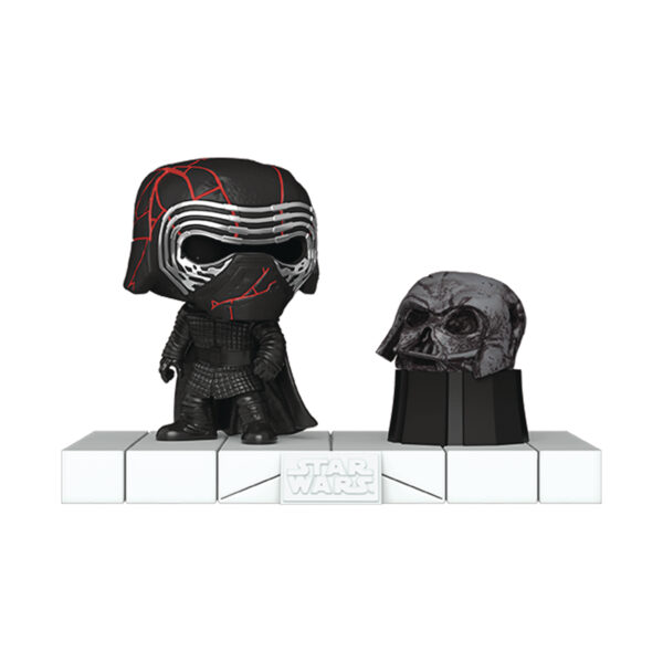 STL311505_1 POP DELUXE STAR WARS KYLO REN WITH DARTH VADER'S HELMET VIN FIG