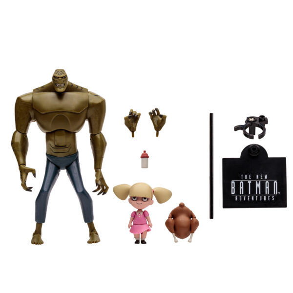 STL312764_1 DC NEW BATMAN ADV 6IN WV1 KILLER CROC W/ BABY DOLL AF