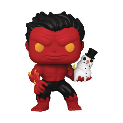 STL312813_1 POP MARVEL HLDY S4 RED HULK VIN FIG