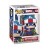 STL312815-1 POP MARVEL HLDY S4 CAPTAIN AMERICA VIN FIG